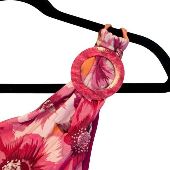 Becca by Rebecca Virtue Full Bloom Arabella Asymmetrical One-Piece Multi S NWT - Picture 5 of 16